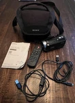Sony HDR-CX330 Handycam With Remote, Battery, Case + All Cords Used Once!. Fixed Price $200.00.