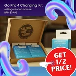 Hero Camera Kit *2X Jap Battery *charger *new *ozi *usb AHDBT-401. Fixed Price $28.42.