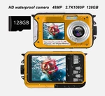 10FT Underwater Double Screens Digital Camera For Memory With 128GB Micro Car. Fixed Price $58.00.