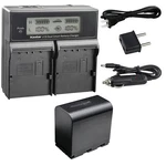 Kastar SSL-JVC70 Battery Lcd Fast Charger For GY-LS300CHU GY-HM200U. Fixed Price $29.99.