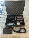 Olympus Vhs Movie VX-403 Autofocus X8 Power Zoom, W/ Case. Untested. Fixed Price $255.00.