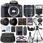 Canon Eos 850D / Rebel T8I Slr Camera + 3 Lens Kit 18-55MM 16GB Flash & More. Fixed Price $1149.95.