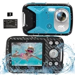 Yeein 4K 16FT Underwater Camera, 48MP Waterproof Digital With 32GB.... Fixed Price $79.62.