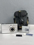 Sony Cybershot DSC-S780 8.1MP Silver Digital Camera W/ Extras Tested No Charger. Fixed Price $99.99.