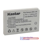 Kastar Replacement Battery Pack For Sanyo DB-L40 & Xacti VPC-HD1 DMX-HD700. Fixed Price $11.99.