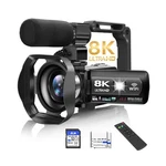 Video Camera, 8K Camcorder 48MP 15FPS Uhd Wifi Vlogging With Ir Night .... Fixed Price $193.74.