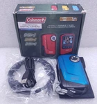 Coleman Xtreme CWV9HD Waterproof Digital Video Camera Blue W/ Case #99. Fixed Price $24.99.