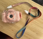 Fkateen Kids Waterproof Camera Pink Toddler Toy W/ Case Strap Untested. Fixed Price $9.99.