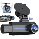Baeasu Dash Cam Front And Rear, 2.5K+1440P, 32GB, Channel, J07 - Blue. Fixed Price $50.56.
