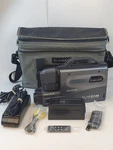 Sharp Slimcam Vhs VL-L64U Video Camcorder W/bag Remote Charger Battery Works. Fixed Price $90.99.