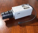 White Jvc Color Video Camera Bf Lock TO-C9300 World Eye. Fixed Price $230.00.