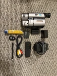Sony Handycam Vision CCD-TRV85 HI8 72X/560X 2.5" Lcd Stabilization Silver/black. Fixed Price $254.00.