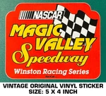 Magic Valley Speedway Winston Racing - Vintage Original Vinyl Decal Sticker. Fixed Price $9.41.