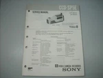 Sony Video Camera Recorder CCD-SP5E Service Manual. Fixed Price $16.32.