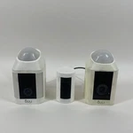 Ring Outdoor Security Camera 1080P White Pair. Fixed Price $69.99.