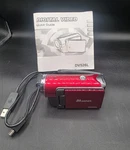 Mustek DV526L Mini Camcorder Red B19. Fixed Price $23.79.