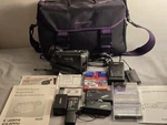 Canon ES3000 HI8 8MM Video Camcorder Bundle - Tested & Working Includes.... Fixed Price $139.99.