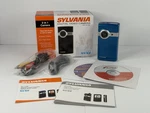 Sylvania DV-2100 Digital Video Camera Blue W/ Box Tested Works. Fixed Price $40.00.