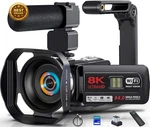 8K 64MP Video Camera Camcorder Ir Night Vision 18X Zoom Wifi Vlogging Kit. Fixed Price $182.52.