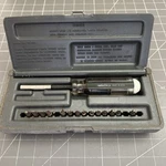 Rare Metallics Inc Multibit Screwdriver With 14 Made Usa - Vintage. Fixed Price $36.99.