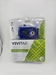 Vivitar "make Splash" Blue Underwater Digital Camera V26693 New/ Sealed. Fixed Price $11.69.