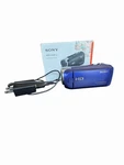 Sony Handycam HDR-CX240 9.2MP 54X Zoom Blue Digital Camcorder Tested. Fixed Price $159.99.