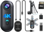 Boblov Hd 4K Portable Police Wearable Mini Body Camera W/ Audio Record 64GB. Fixed Price $46.99.