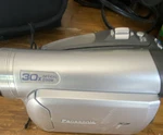 Panasonic Handheld Camcorder 30X Optical Zoom Silver Black. Fixed Price $78.00.