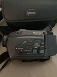 Panasonic Palmcorder PV-53D Vhsc Camcorder Powers On, Battery Charges. Fixed Price $30.00.