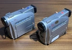 Two, Canon ZR10 Mini Dv Digital Cassette Video Camcorders. Not Tested.. Fixed Price $99.97.
