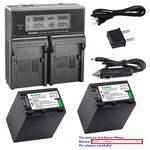 Kastar Battery Lcd Dual Fast Charger For Sony HDR-CX280 HDR-CX290 HDR-CX300. Fixed Price $76.99.