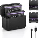 For INSTA360 X5: 2X 2800MAH Batteries + Fast Charging Box & Dual Charger. Fixed Price $42.99.