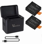 2-PACK Action Camera PG1050 Battery Charger 1350MAH Usb-c For EK70+++. Fixed Price $5.99.