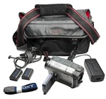 Sony Handycam 990X Video HI8 Digital Camcorder W Nightshot, 2 Batteries & Case. Fixed Price $120.00.