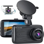 Dash Front And Rear, Milerong 1080P Fhd Camera For Cars, A25, Black. Fixed Price $51.95.