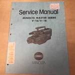 Minolta Service Manual For The V-16 V-18 Camcorders Video Camera Repair. Fixed Price $18.98.