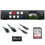 Blackmagic Design Hyperdeck Studio Hd Plus W/ 64GB Memory Card, Power Cord Kit. Fixed Price $785.00.