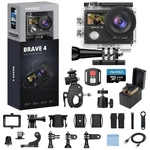 Akaso Brave Action Camera 4K 30FPS With 64GB Microsd U3 Card Bicycle Helmet.... Fixed Price $121.67.