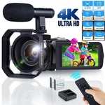 4K Hd 48MP Video Camera Camcorder Wifi 3'' Ips Screen 16X Zoom W/led Fill Light. Fixed Price $69.34.