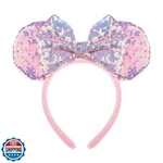 Miaow Sequin Black Mouse Ears Headband Mm Glitter Hair Clasp Adults Women. Fixed Price $20.00.