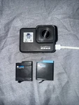 Gopro HERO7 Black Action Camera With Accessories. Fixed Price $100.00.
