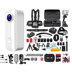Sjcam C100 Plus Action Camera (white) Bundle. Fixed Price $130.95.