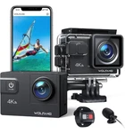 Wolfang Action Camera 4K 60FPS 24MP GA300, Wifi Eis Touch Screen Sports. Fixed Price $102.72.