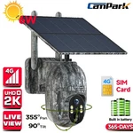 Campark 2.5K 4G Lte Solar 360 Ptz Security Camera Game IP66 +sim Card. Fixed Price $56.99.