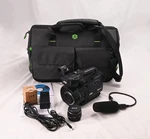 Jvc GY-LS300CHU 4KCAM, Meike 35MM/1.7 Lens, Mic, Case, 18HRS On New Sensor. Fixed Price $1299.00.
