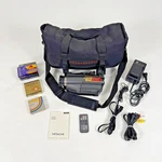 Hitachi Vm H825LA 8MM Camcorder Bundle W Remote, Charger, Battery, Bag Tested. Fixed Price $93.47.
