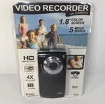 Jazz 5MP 1.8IN Lcd Flip Camcorder Digital Camera - HDV155 Black. Fixed Price $19.00.