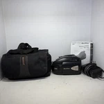 Quasar 700X Digital Zoom Palmcorder VM-L153 With Nice Case, Battery & Charger. Fixed Price $25.00.