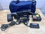 Canon ES90A 12X Zoom Color Lcd Viewfinder 8MM Camcorder Black Powers Read. Fixed Price $44.99.