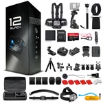Gopro HERO12 - Waterproof Action Camera + 64GB Card And 50 Piece Accessory Kit. Fixed Price $539.95.